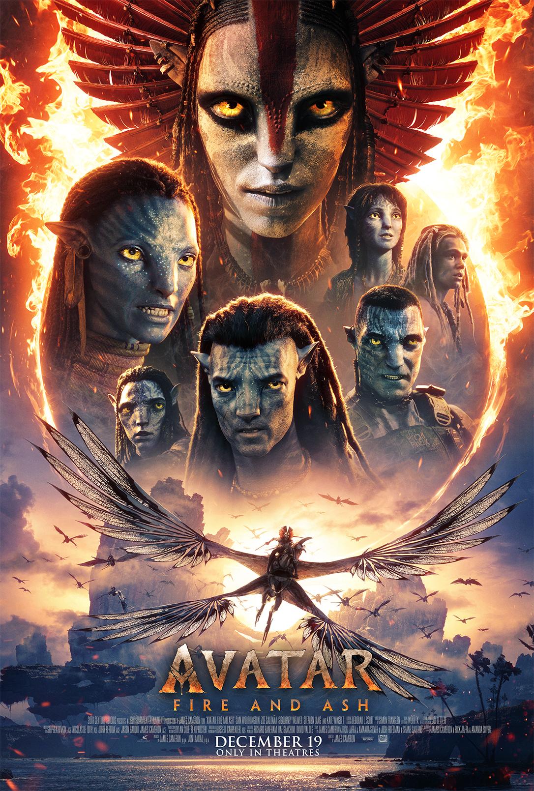 Avatar : Fire & Ash 3D (ENGLISH) poster